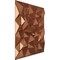 Ekena Millwork 19 5/8in. W x 19 5/8in. H Leto EnduraWall Decorative 3D Wall Panel Covers 2.67 Sq. Ft. WP20X20LTBCO - alternate 6
